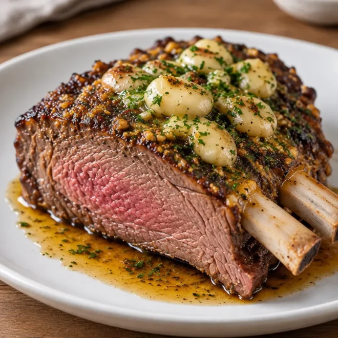 Côte de bœuf recette au beurre à l’ail