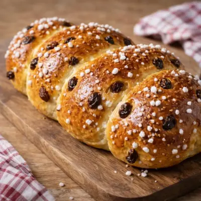 Recette cougnou belge moelleux aux raisins