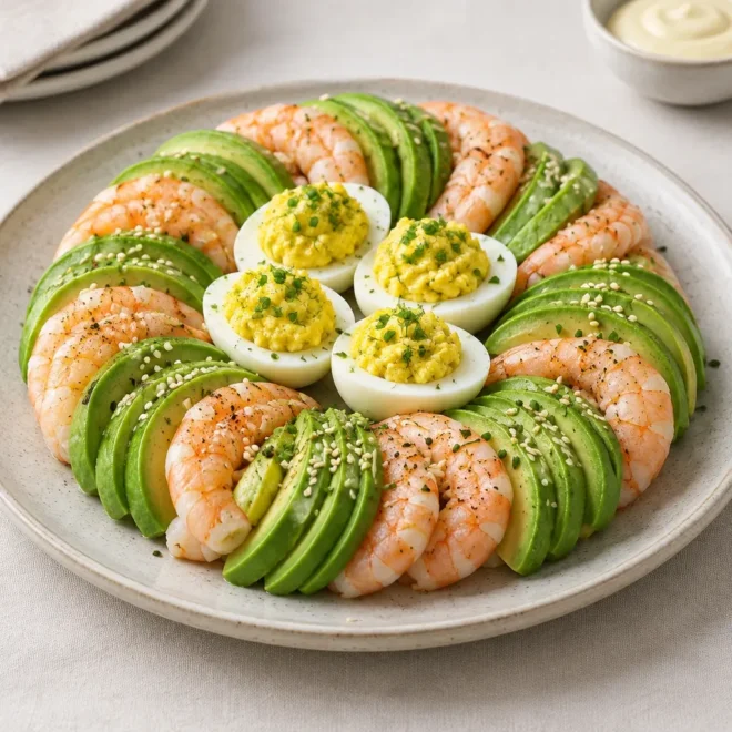 Couronne de crevettes recette fraîche et facile