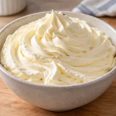 Crème au beurre facile, lisse et aérienne