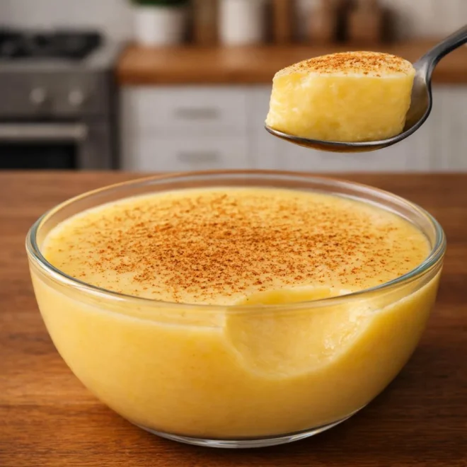 Crème dessert à la vanille maison, texture onctueuse et sans grumeaux