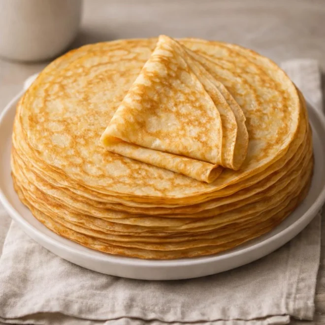 Recette de crêpes de Cyril Lignac ultra fines