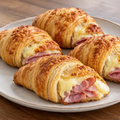 Croissant jambon-fromage facile et fondant