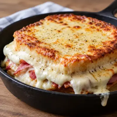 Croque-monsieur gratiné facile et fondant