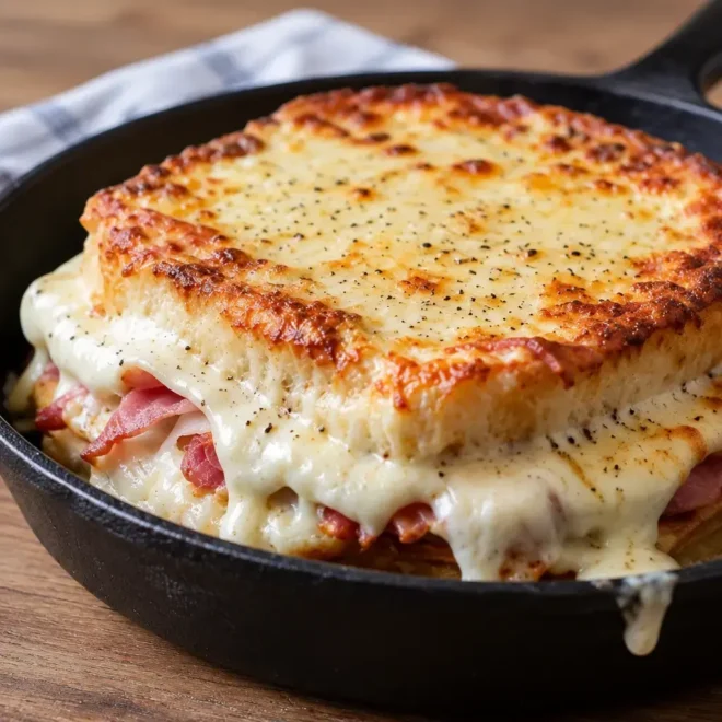 Croque-monsieur gratiné facile et fondant