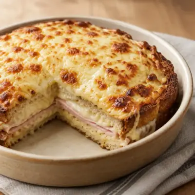 Croque-monsieur gratiné facile et fondant