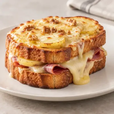 Croque-monsieur montagnard au reblochon facile