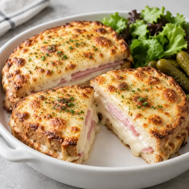 Croque-monsieur recette facile à la béchamel