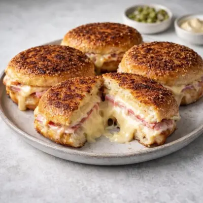 Croques façon MacDo à la raclette en 20 minutes