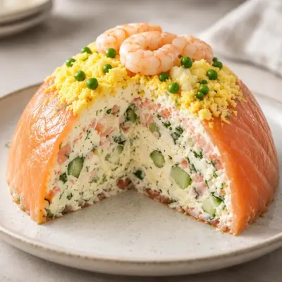Dôme de saumon fumé recette facile et fraîche