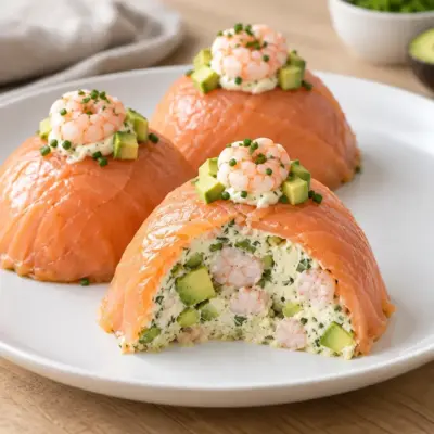 Dômes de saumon fumé recette facile et fraîche