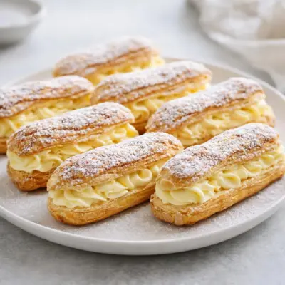 Éclairs façon tropézienne : recette facile et gourmande