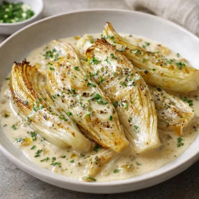 Endives sautées à la crème : recette facile et fondante