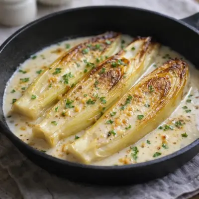 Endives sautées à la crème épaisse : fondant garanti