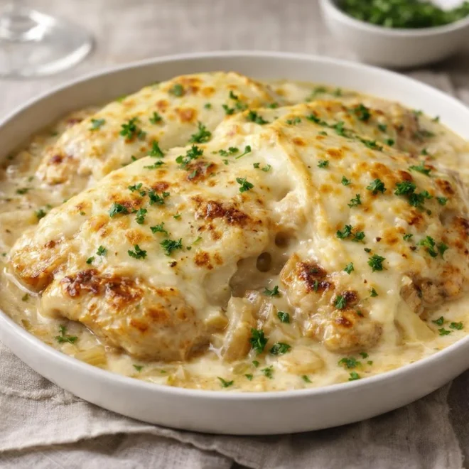 Escalope savoyarde au Reblochon fondant gratinée
