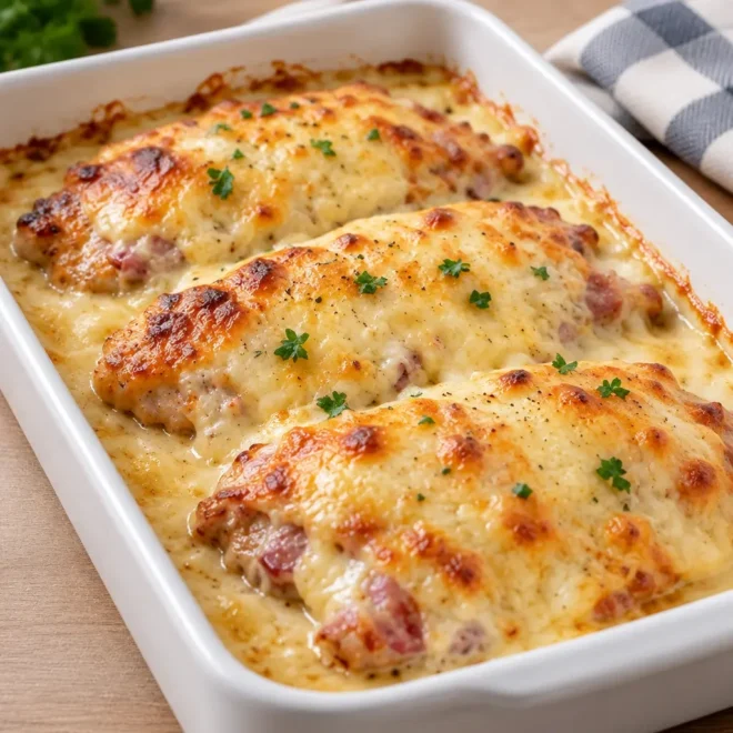 Escalopes de poulet gratinées : recette facile