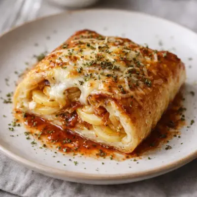 Feuilleté de pommes de terre à la mozzarella