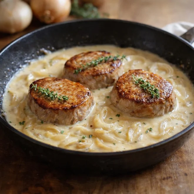 Filet mignon à la crème de reblochon, sauce savoyarde