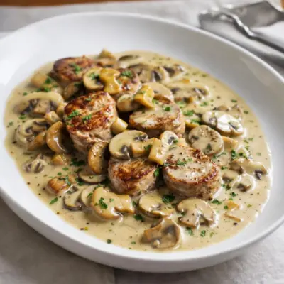 recette filet mignon au boursin et champignons
