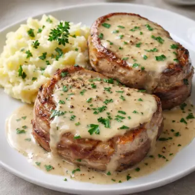 Recette filet mignon de porc au boursin