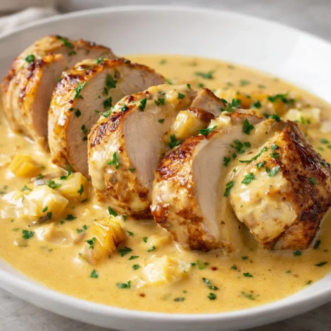 Filet mignon au reblochon et curry doux | Sauce crémeuse