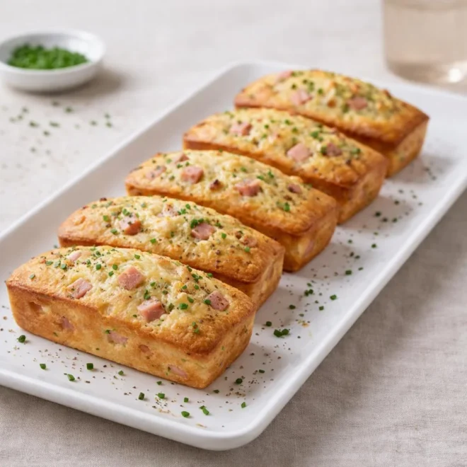 Recette financiers jambon fromage moelleux au parmesan