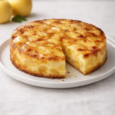 Recette flan aux pommes et yaourt : moelleux à tomber