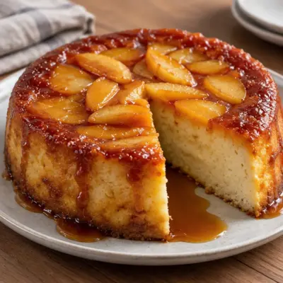 Flan aux pommes recette facile et caramélisé