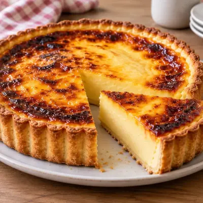 Flan pâtissier : recette crémeuse et pâte dorée
