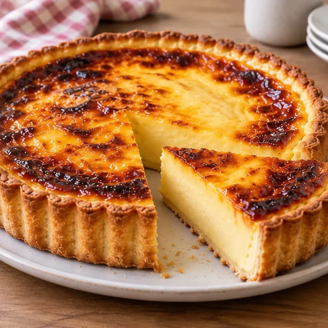 Flan pâtissier : recette crémeuse et pâte dorée