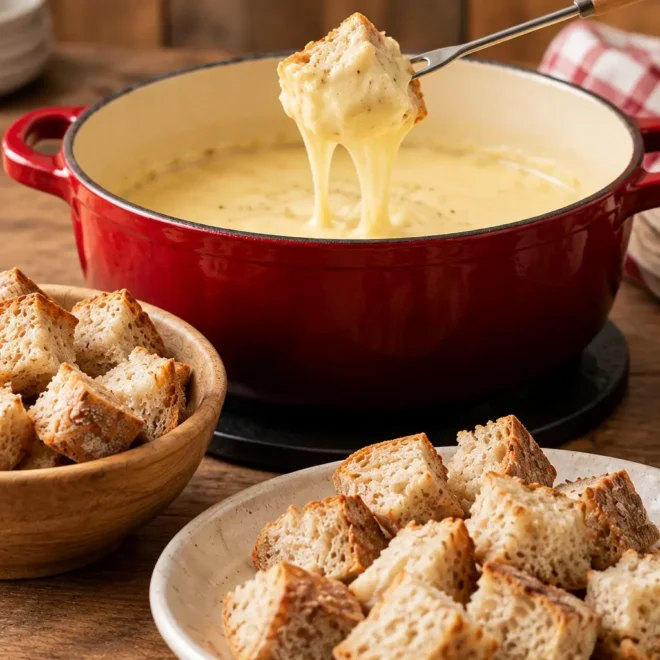 Fondue savoyarde recette aux trois fromages