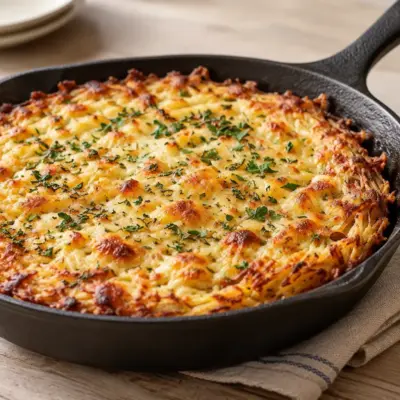 Galette de pommes de terre au fromage facile