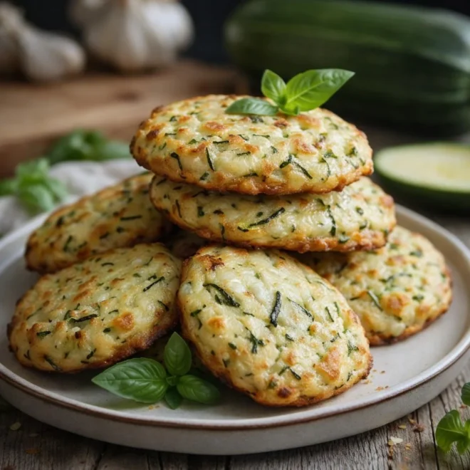 Recette galettes courgette chèvre croustillantes