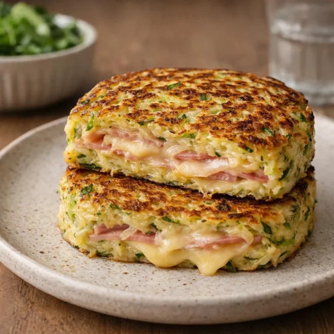 Recette courgette pommes de terre façon croque-monsieur