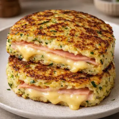 Recette galettes croque-monsieur courgette pommes de terre