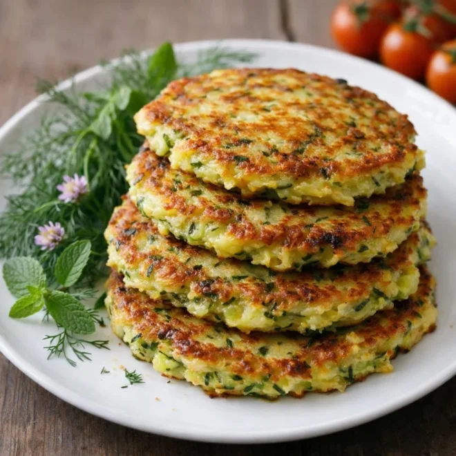 Galettes de courgettes au fromage : moelleuses et dorées