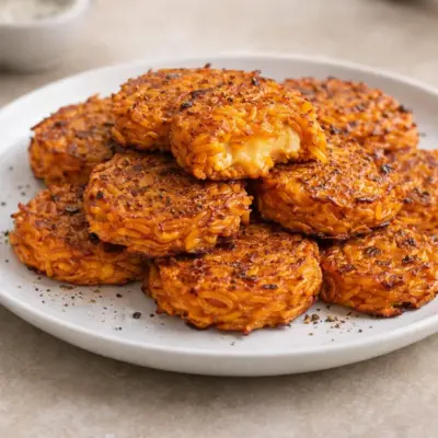 Recette galettes croustillantes de patate douce au four