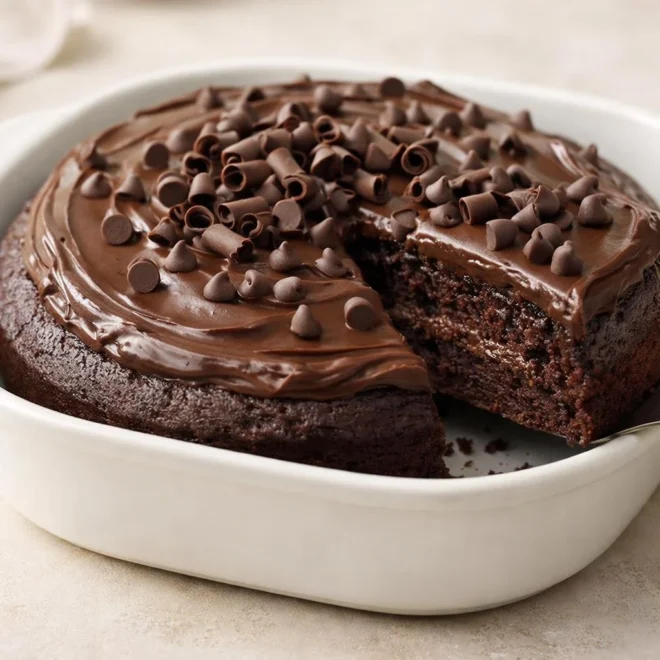 Gâteau au chocolat façon Hershey’s : moelleux + glaçage