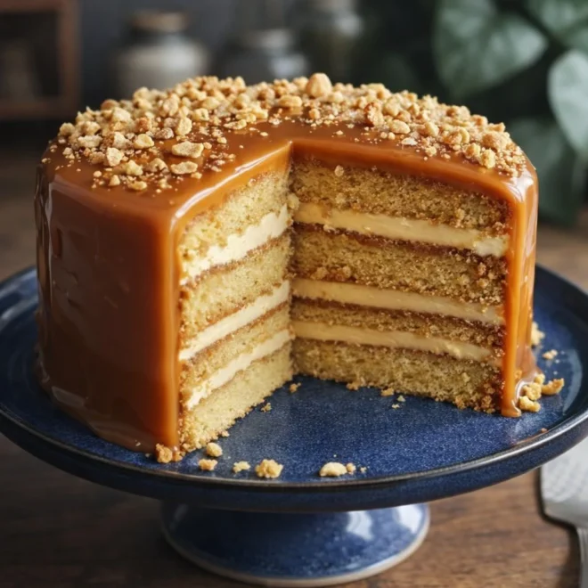 Recette gâteau caramel beurre salé : cœur moelleux