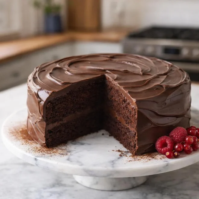 Recette gâteau du diable au chocolat noir fondant