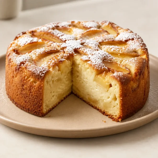 Gâteau fondant aux pommes : recette facile