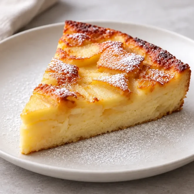 Gâteau invisible aux pommes facile et fondant