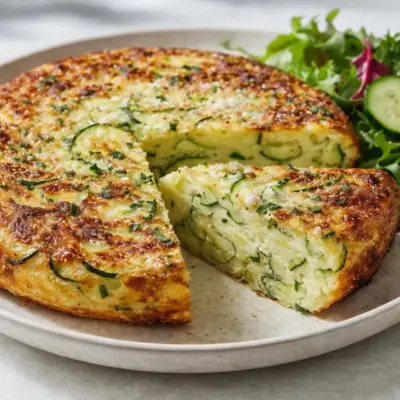 Gâteau invisible courgettes parmesan : moelleux gratiné
