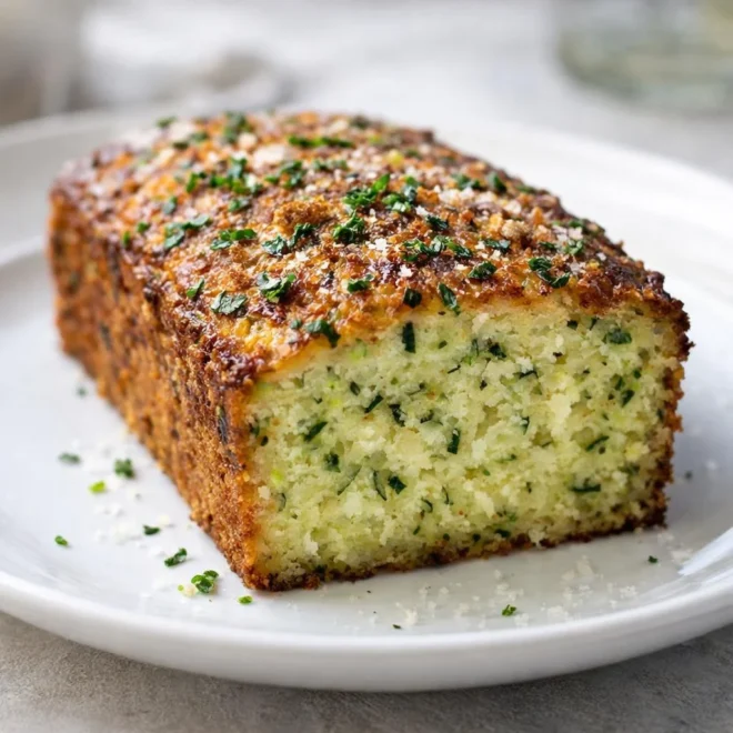 Gâteau moelleux courgettes parmesan : cake salé