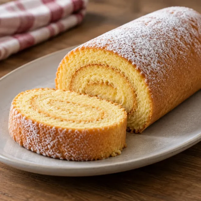 Gâteau roulé à la génoise
