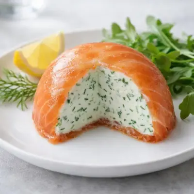Gâteau de saumon au philadelphia aux herbes : recette