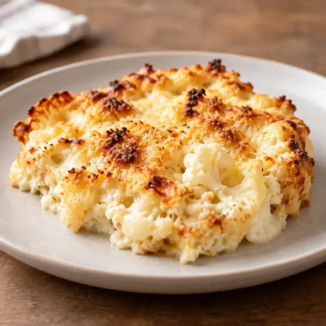Gratin de chou-fleur au Airfryer et béchamel
