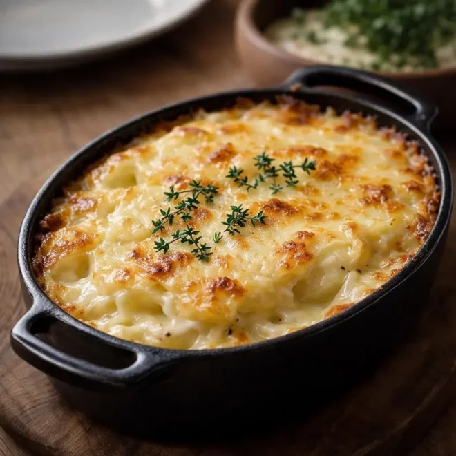 Recette gratin dauphinois traditionnel à l’ail et muscade