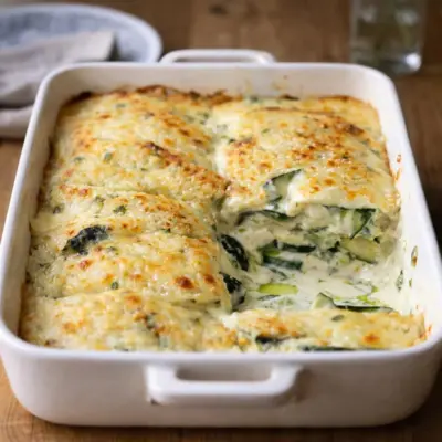 Gratin de courgettes au four : facile et crémeux