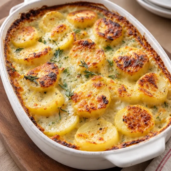 Gratin de courgettes et pommes de terre facile
